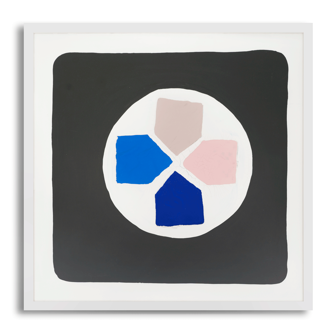 sistema uomo, 60x60 cm, tecnica mista su tela, 2018 – foto Federico Morlupi