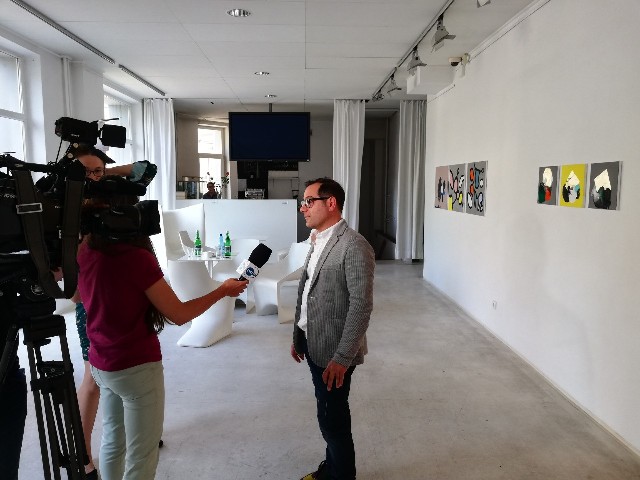 51. Apteka Sztuki - Warsaw - April 2019 - interview with TVN Polish TV